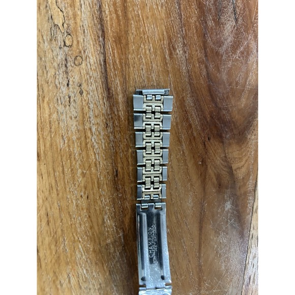 Vintage Bulova Champion Stainless Steel 14 KT Gold-Filled Watch Band - Picture 6 of 7